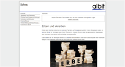 Desktop Screenshot of erbschaftsinfo.de